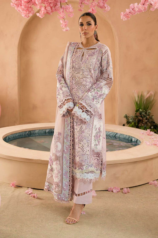 Afrozeh The Painted Garden Unstitched Lawn 3pcs - Jotey