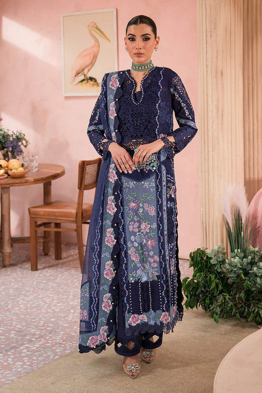 Afrozeh The Painted Garden Unstitched Lawn 3pcs - Jotey
