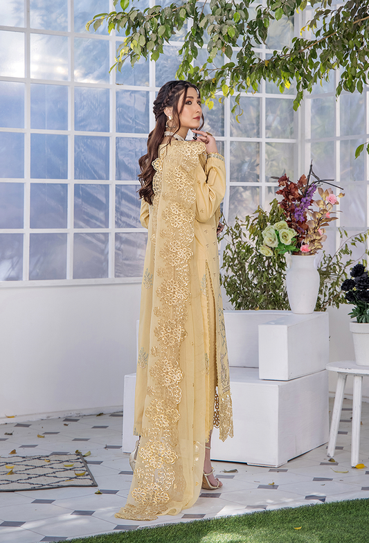 Afsoon by Humdum Embroidered Swiss Lawn Unstitched 3pcs - Jotey