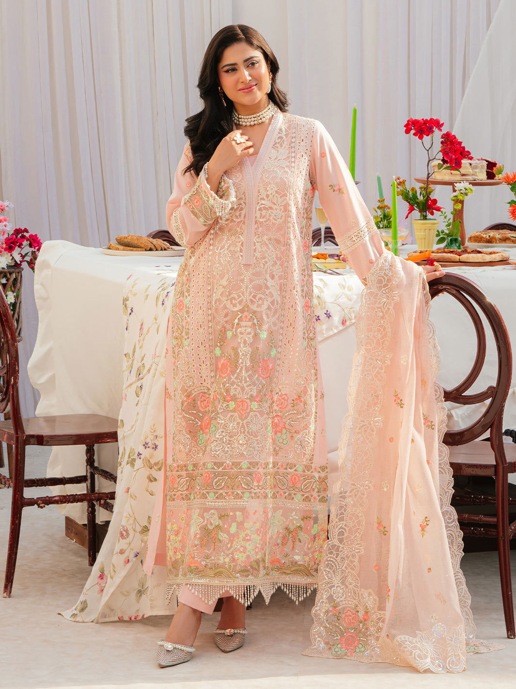 Allenura Laxury Lawn Unstitched 3pcs - Jotey