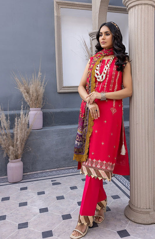 Alzohaib Coco Festive Digital Emb Lawn Unstitched 3pcs - Jotey