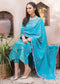Anaya Hoor Festive Signature Embroidered Lawn 3pcs - Jotey