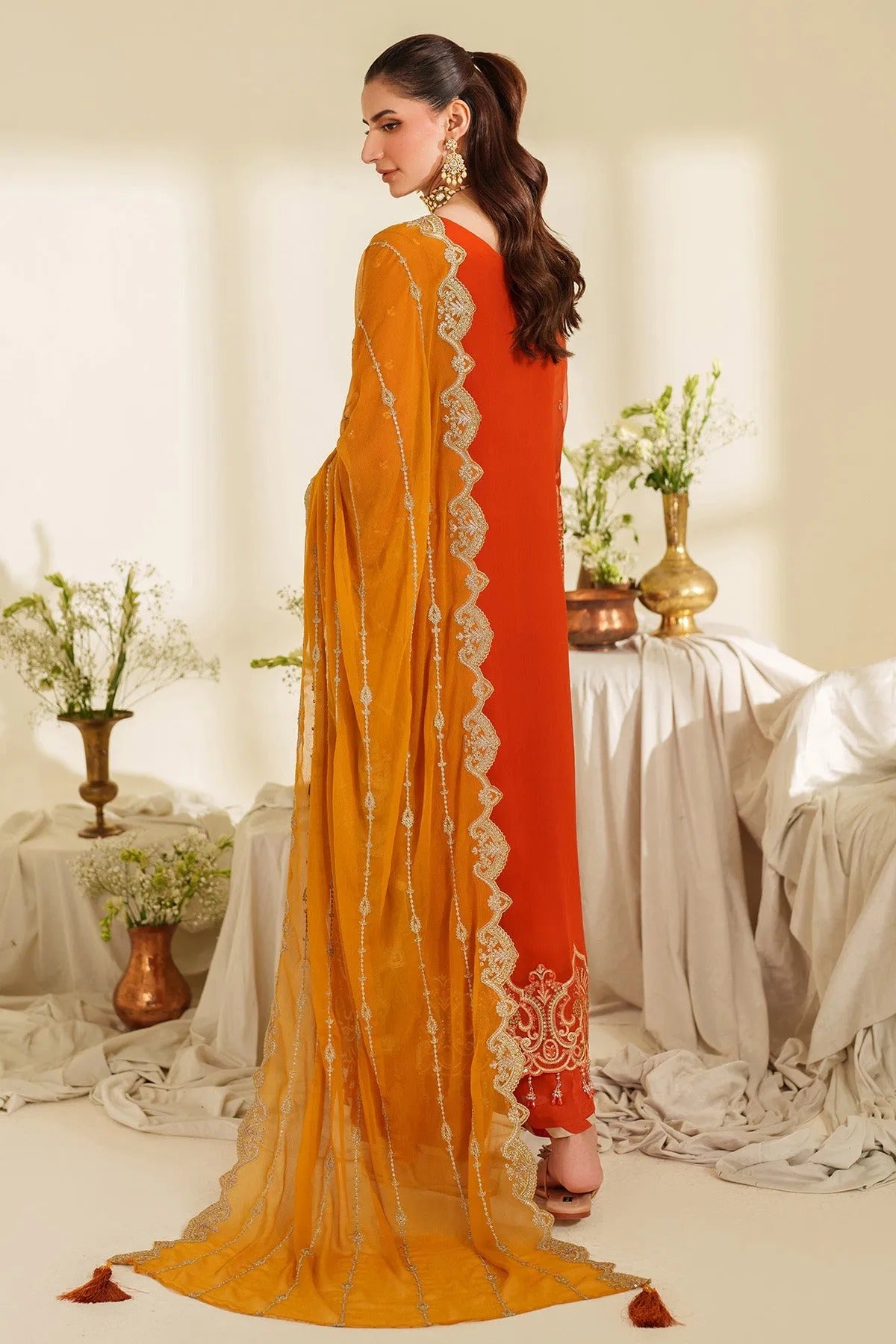 Noore By Imrozia Embroidered Luxury Chiffon Unstitched 3 Piece