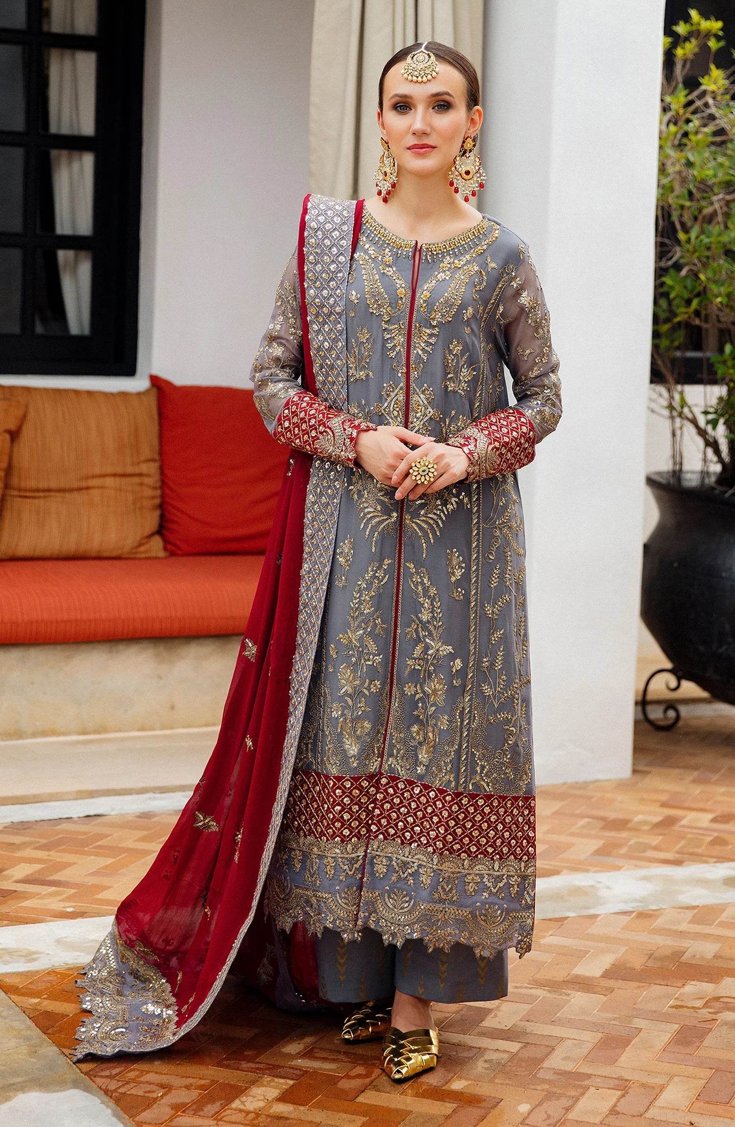 Freesia Luxury Formals Unstitched 3pcs - Jotey