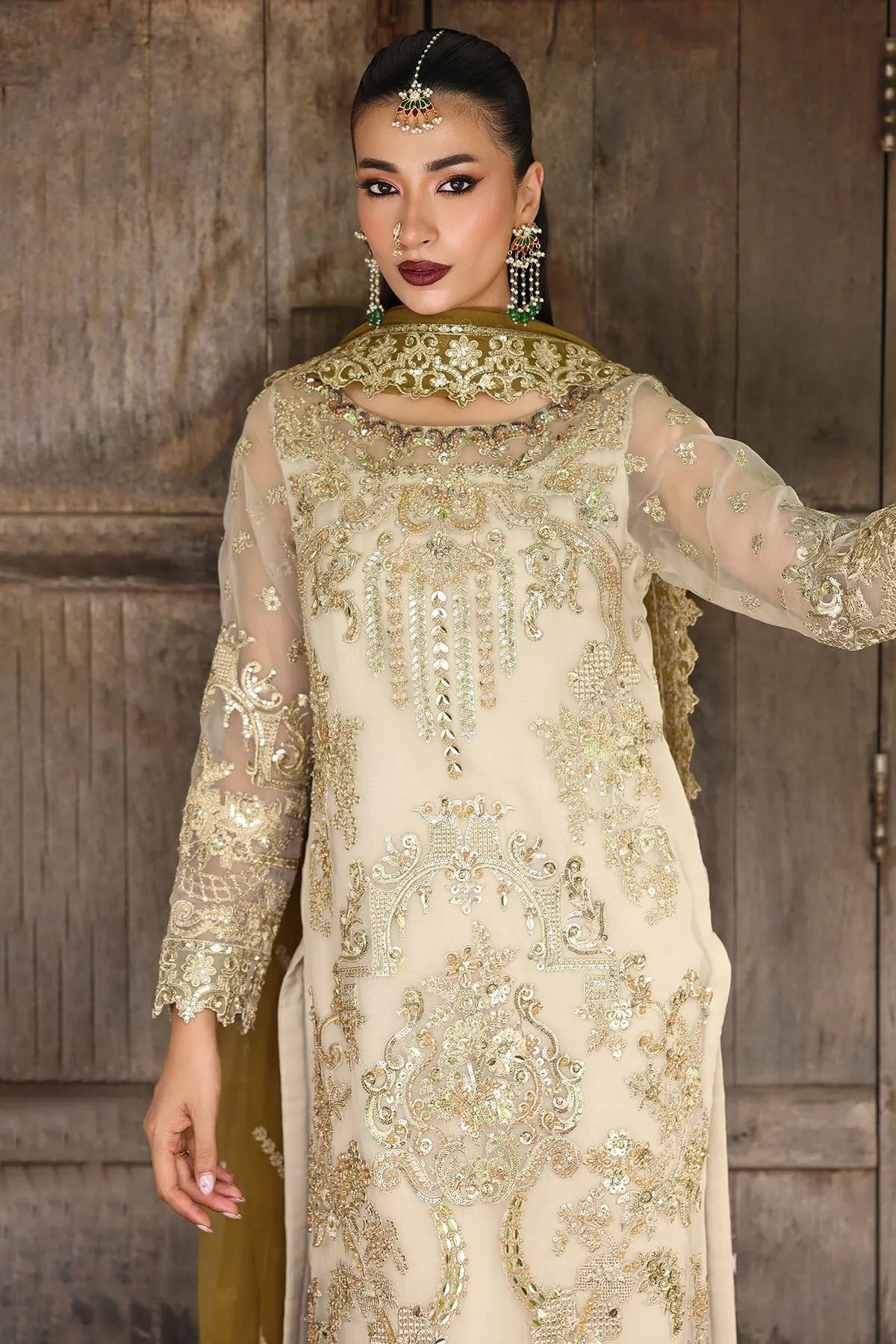 Saiyara By Imrozia Embroidered Luxury Organza Unstitched 3 Piece