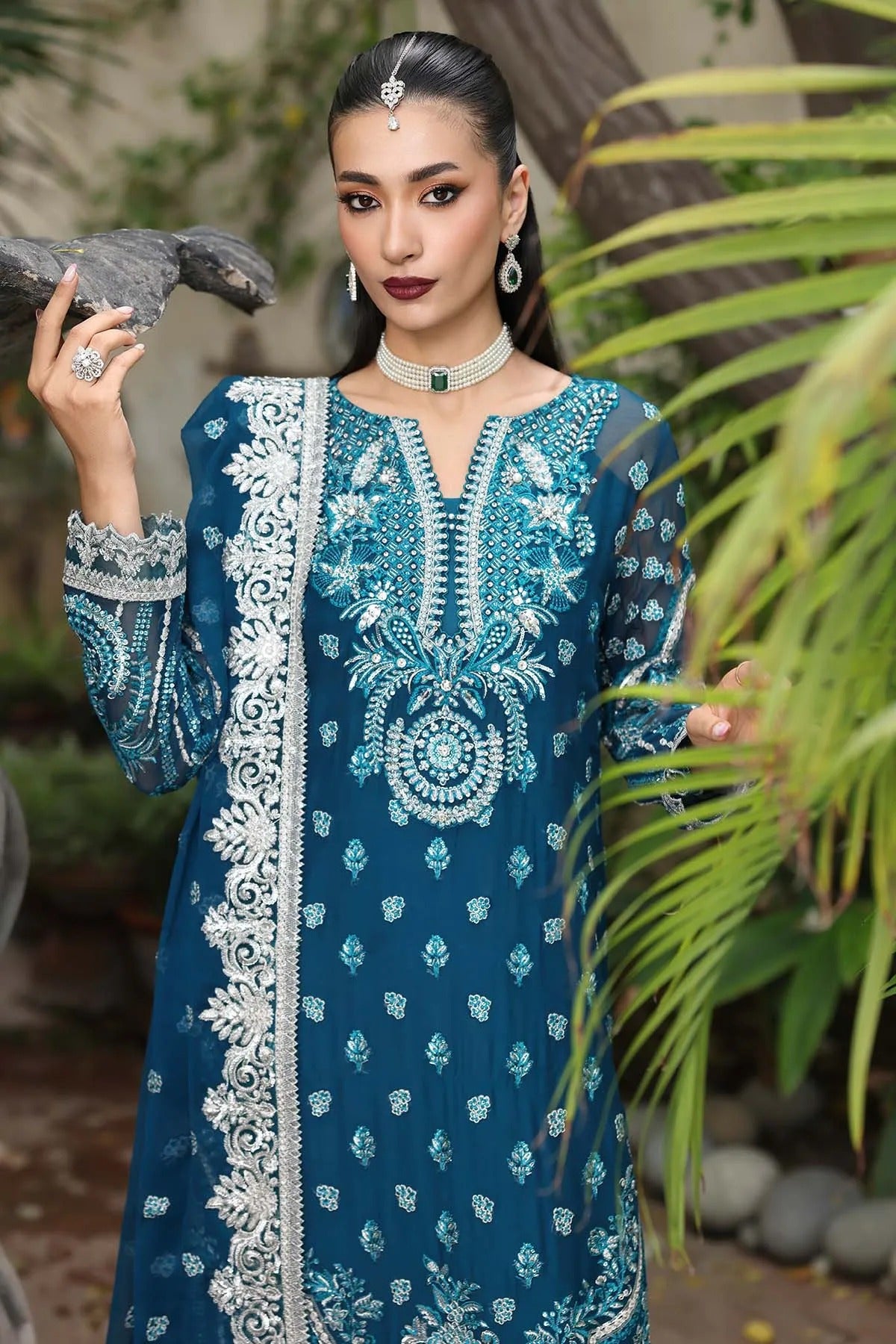 Saiyara By Imrozia Embroidered Luxury Organza Unstitched 3 Piece
