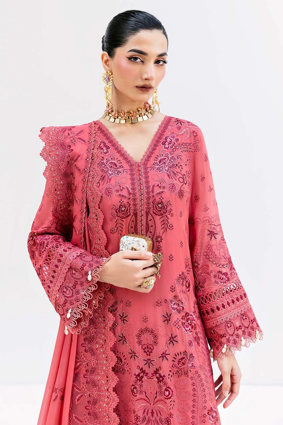 Luxe Serene'25 By Imrozia Embroidered Luxury Georgette Unstitched 3 Piece