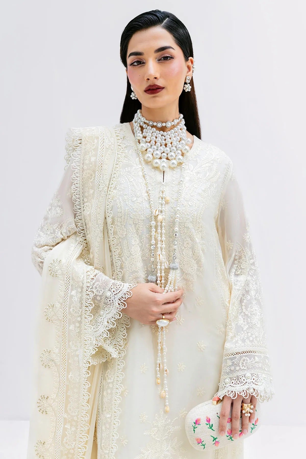 Luxe Serene'25 By Imrozia Embroidered Luxury Georgette Unstitched 3 Piece