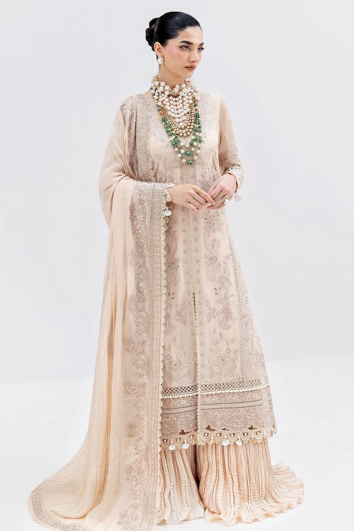 Luxe Serene'25 By Imrozia Embroidered Luxury Georgette Unstitched 3 Piece