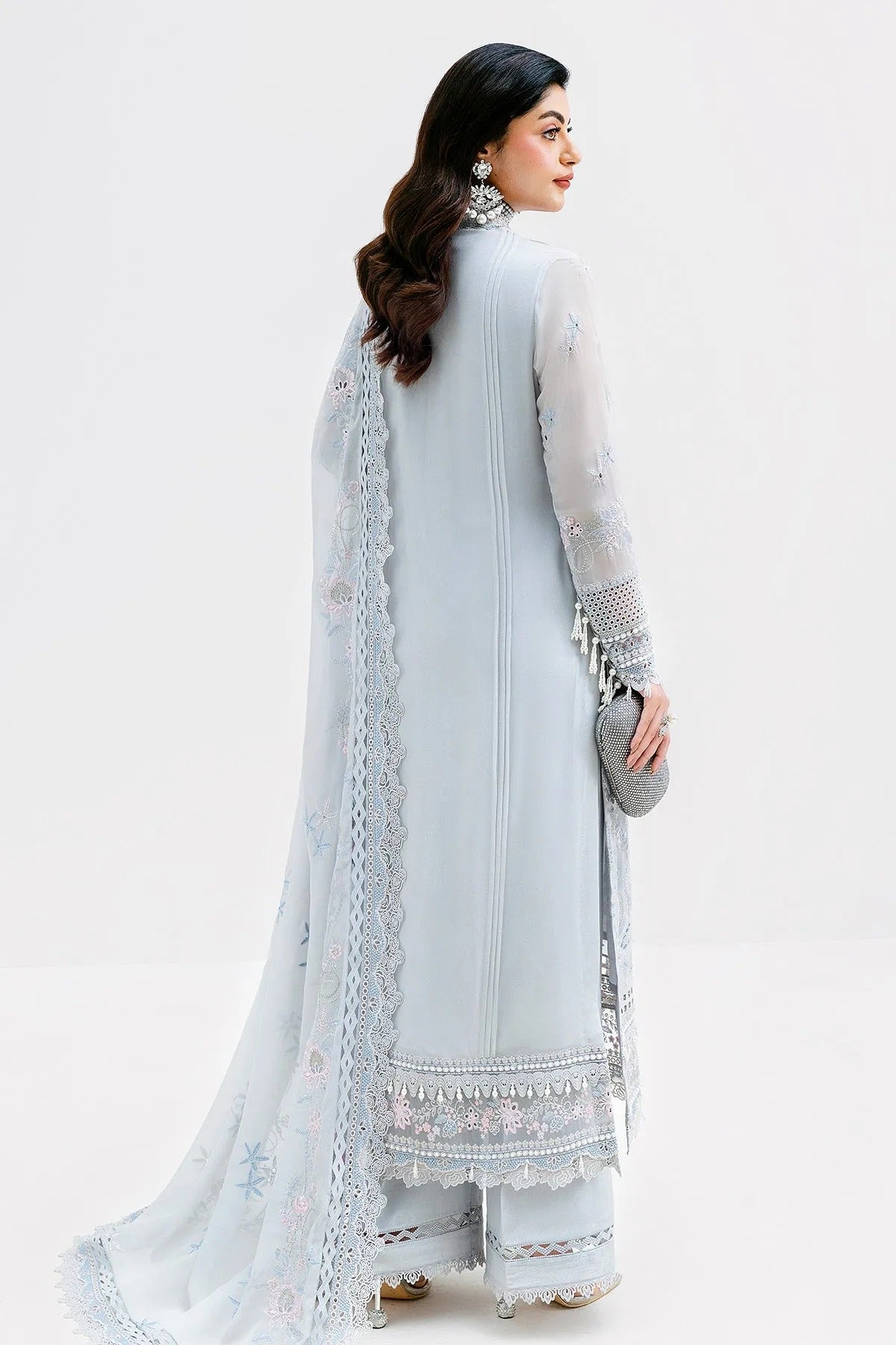 Luxe Serene'25 By Imrozia Embroidered Luxury Georgette Unstitched 3 Piece