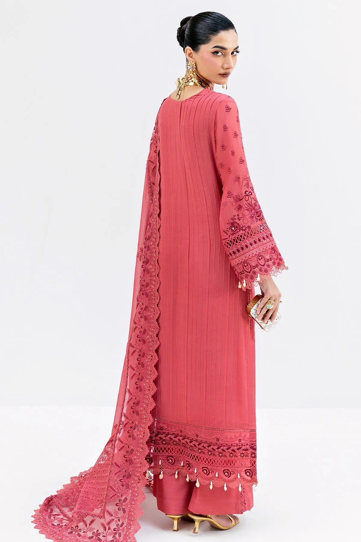 Luxe Serene'25 By Imrozia Embroidered Luxury Georgette Unstitched 3 Piece