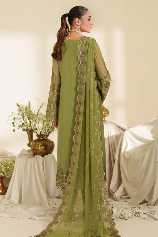 Noore By Imrozia Embroidered Luxury Chiffon Unstitched 3 Piece