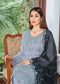 Arzu By Bin Hameed Luxury Chiffon Semi Stitched 3pcs - Jotey