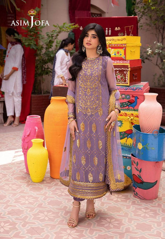 Asim Jofa Pyaar Diyan Gallan Unstitched 3pcs - Jotey