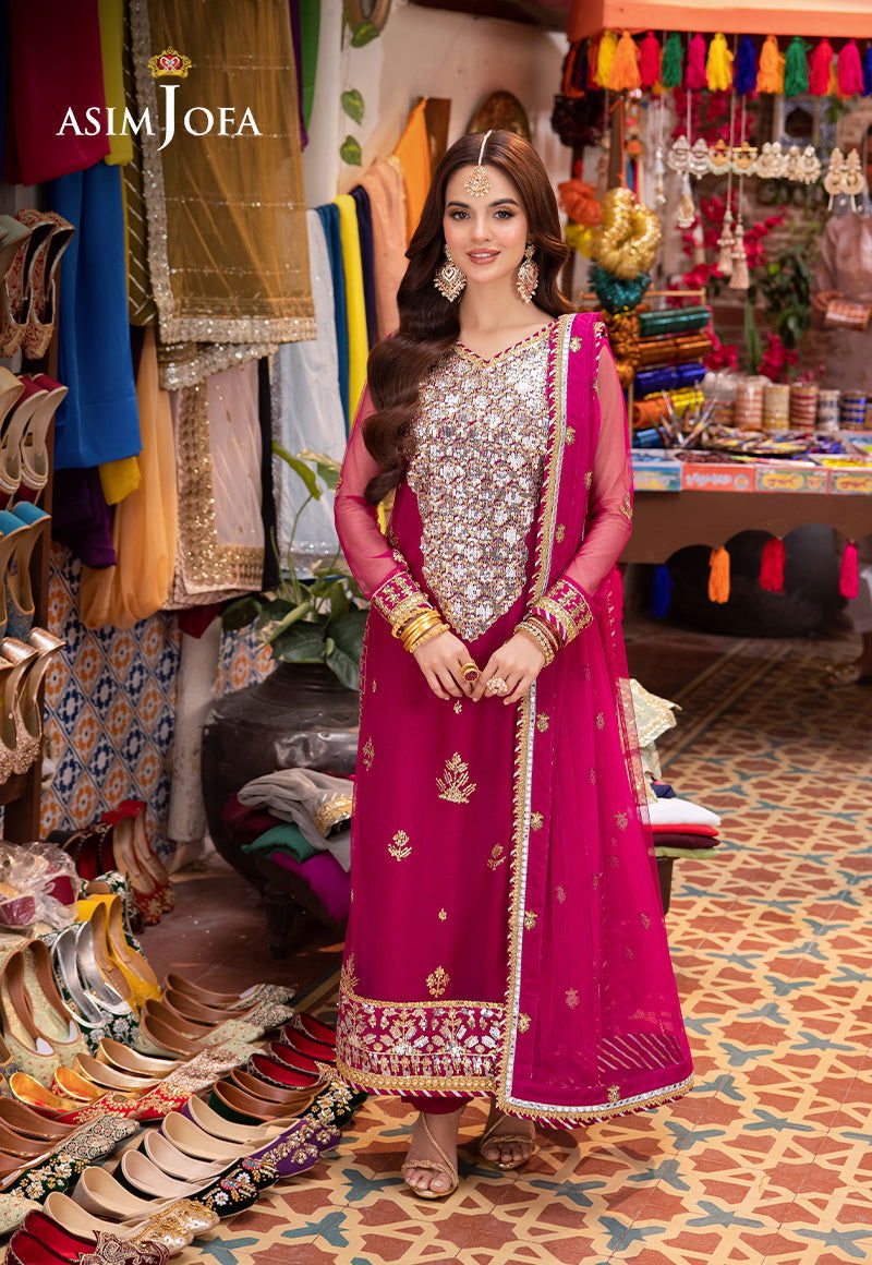 Asim Jofa Pyaar Diyan Gallan Unstitched 3pcs - Jotey