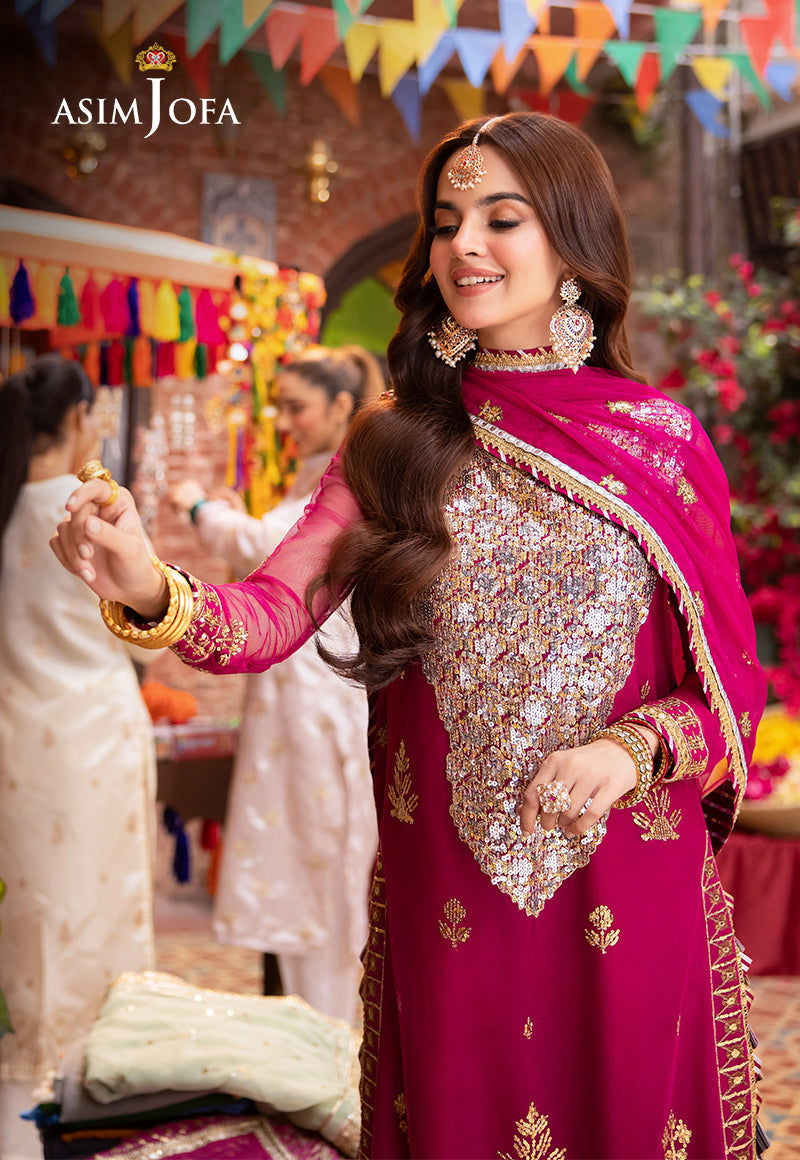 Asim Jofa Pyaar Diyan Gallan Unstitched 3pcs - Jotey