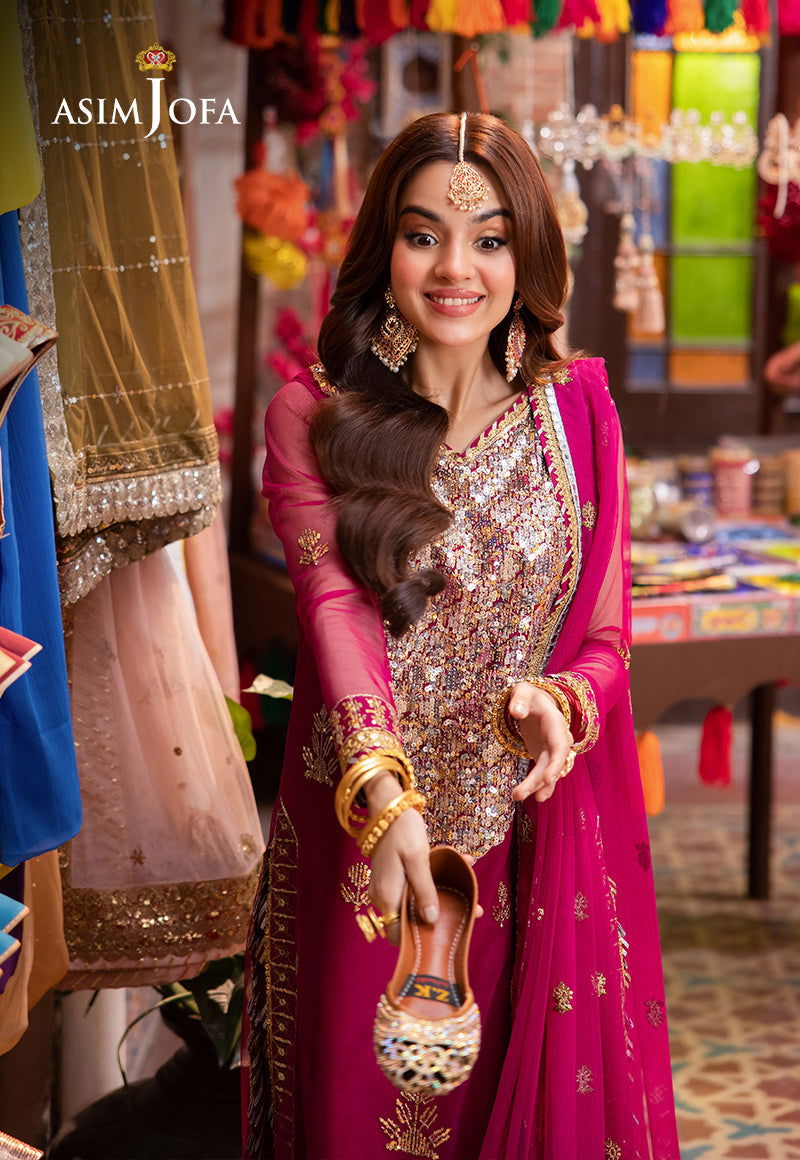 Asim Jofa Pyaar Diyan Gallan Unstitched 3pcs - Jotey