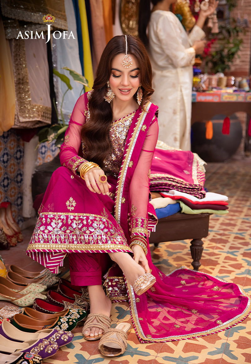 Asim Jofa Pyaar Diyan Gallan Unstitched 3pcs - Jotey