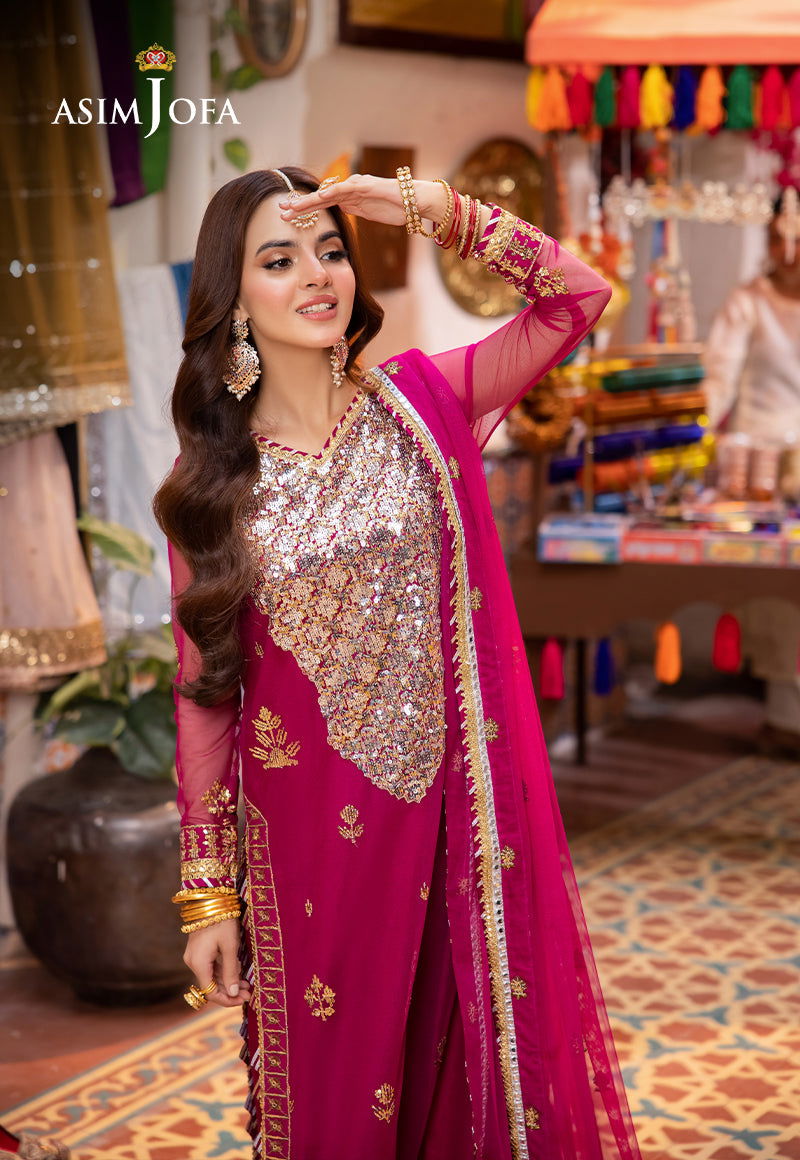 Asim Jofa Pyaar Diyan Gallan Unstitched 3pcs - Jotey