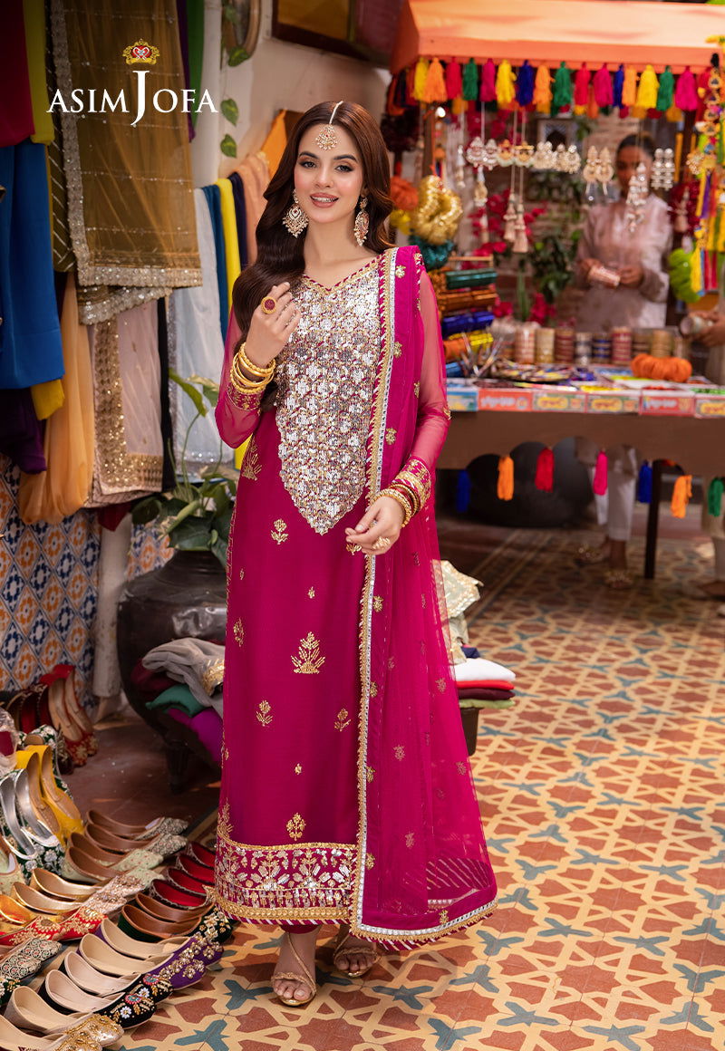 Asim Jofa Pyaar Diyan Gallan Unstitched 3pcs - Jotey