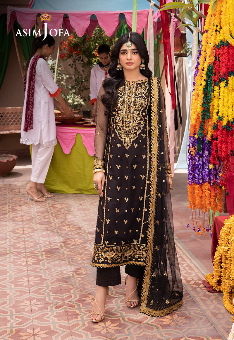 Asim Jofa Pyaar Diyan Gallan Unstitched 3pcs - Jotey