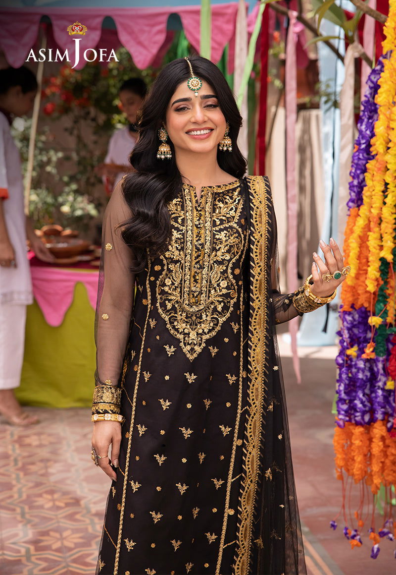 Asim Jofa Pyaar Diyan Gallan Unstitched 3pcs - Jotey