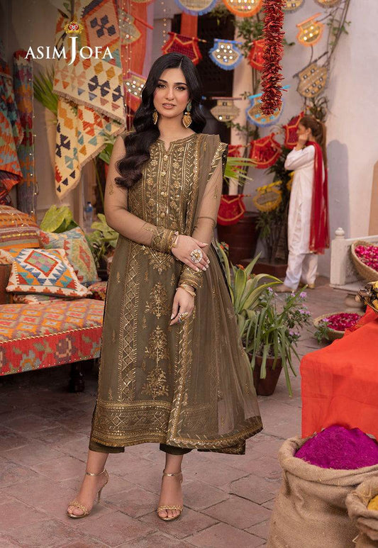 Asim Jofa Pyaar Diyan Gallan Unstitched 3pcs - Jotey