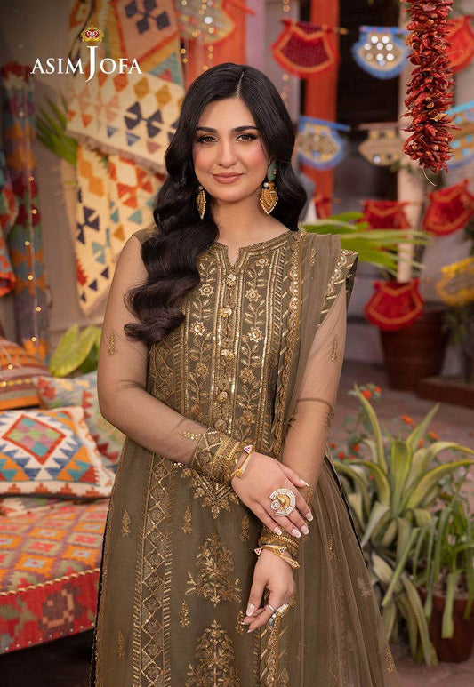 Asim Jofa Pyaar Diyan Gallan Unstitched 3pcs - Jotey
