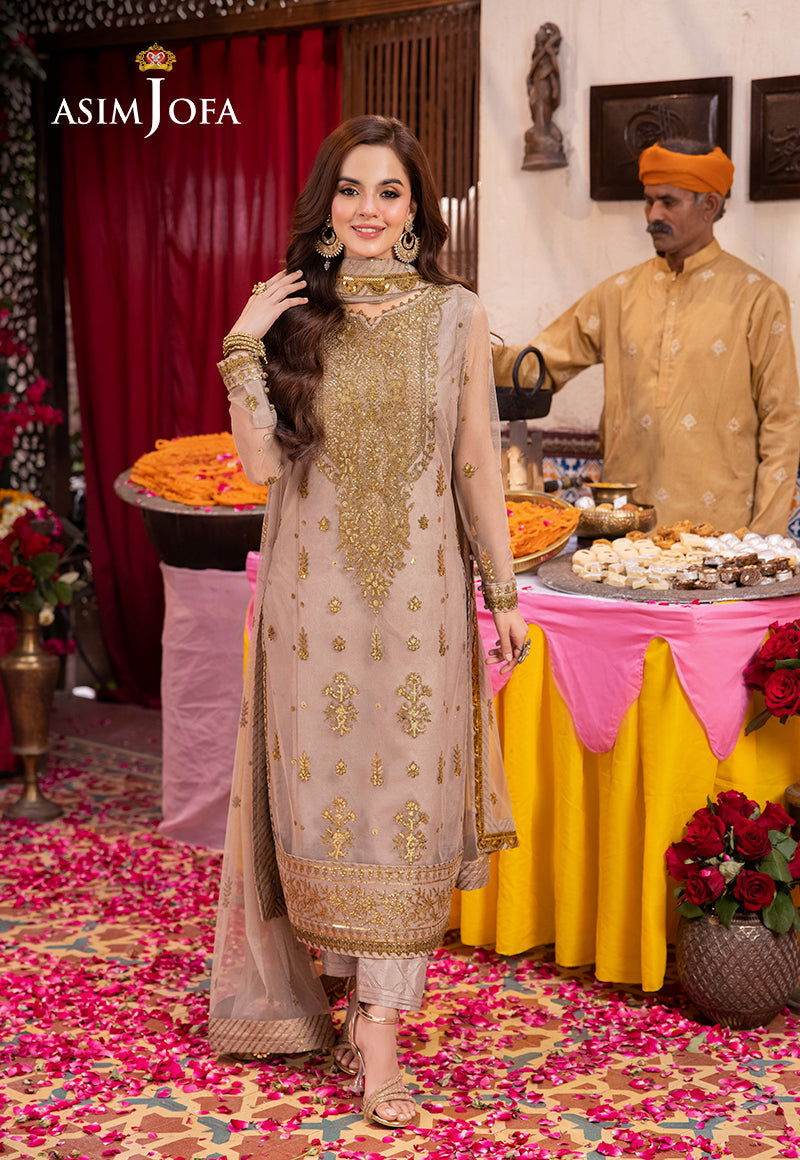Asim Jofa Pyaar Diyan Gallan Unstitched 3pcs - Jotey