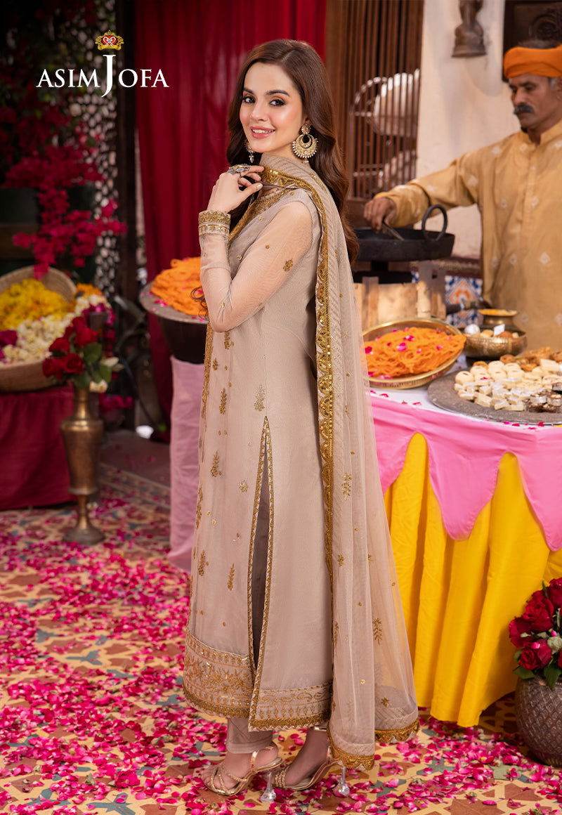 Asim Jofa Pyaar Diyan Gallan Unstitched 3pcs - Jotey