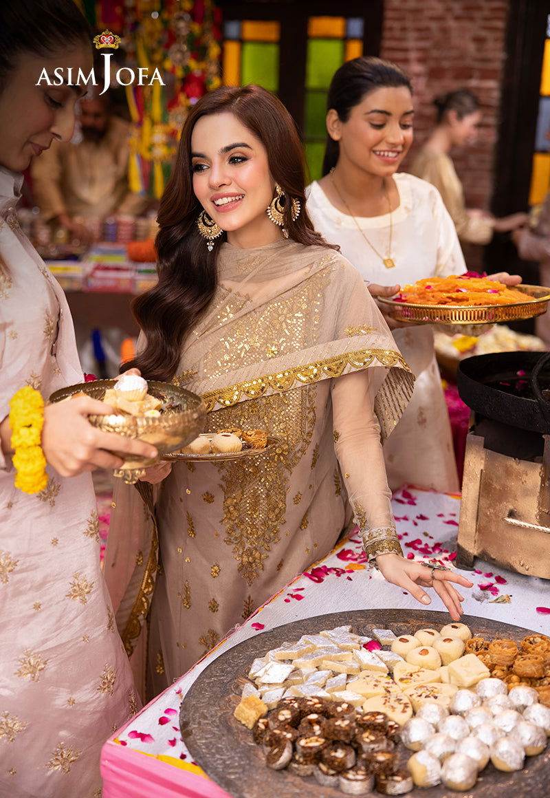 Asim Jofa Pyaar Diyan Gallan Unstitched 3pcs - Jotey