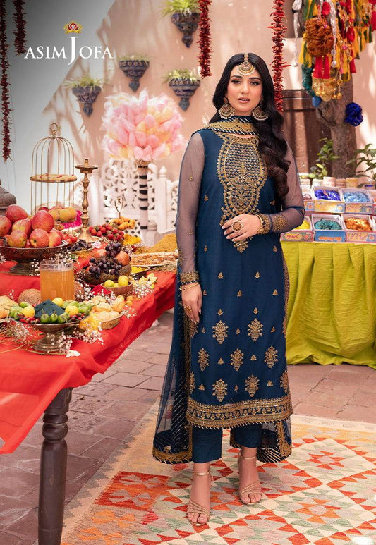 Asim Jofa Pyaar Diyan Gallan Unstitched 3pcs - Jotey
