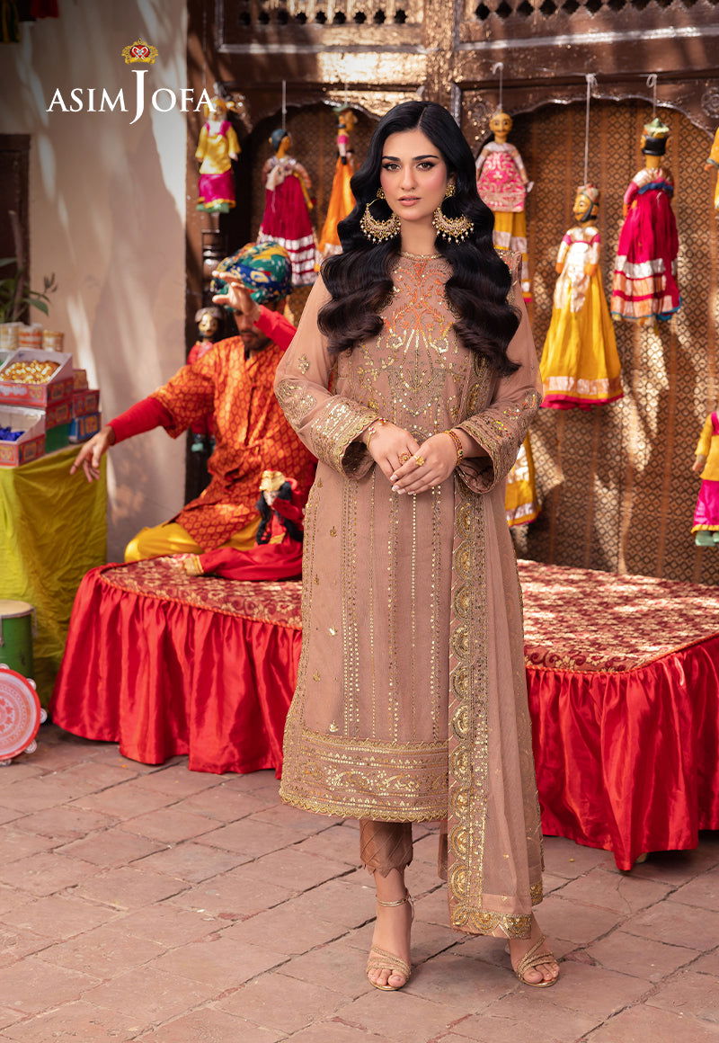 Asim Jofa Pyaar Diyan Gallan Unstitched 3pcs - Jotey
