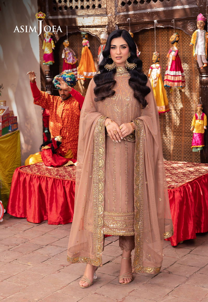 Asim Jofa Pyaar Diyan Gallan Unstitched 3pcs - Jotey