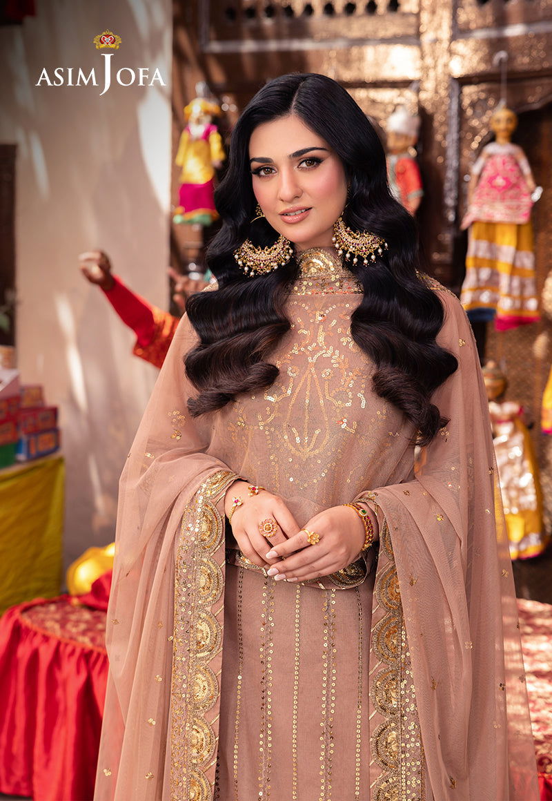 Asim Jofa Pyaar Diyan Gallan Unstitched 3pcs - Jotey