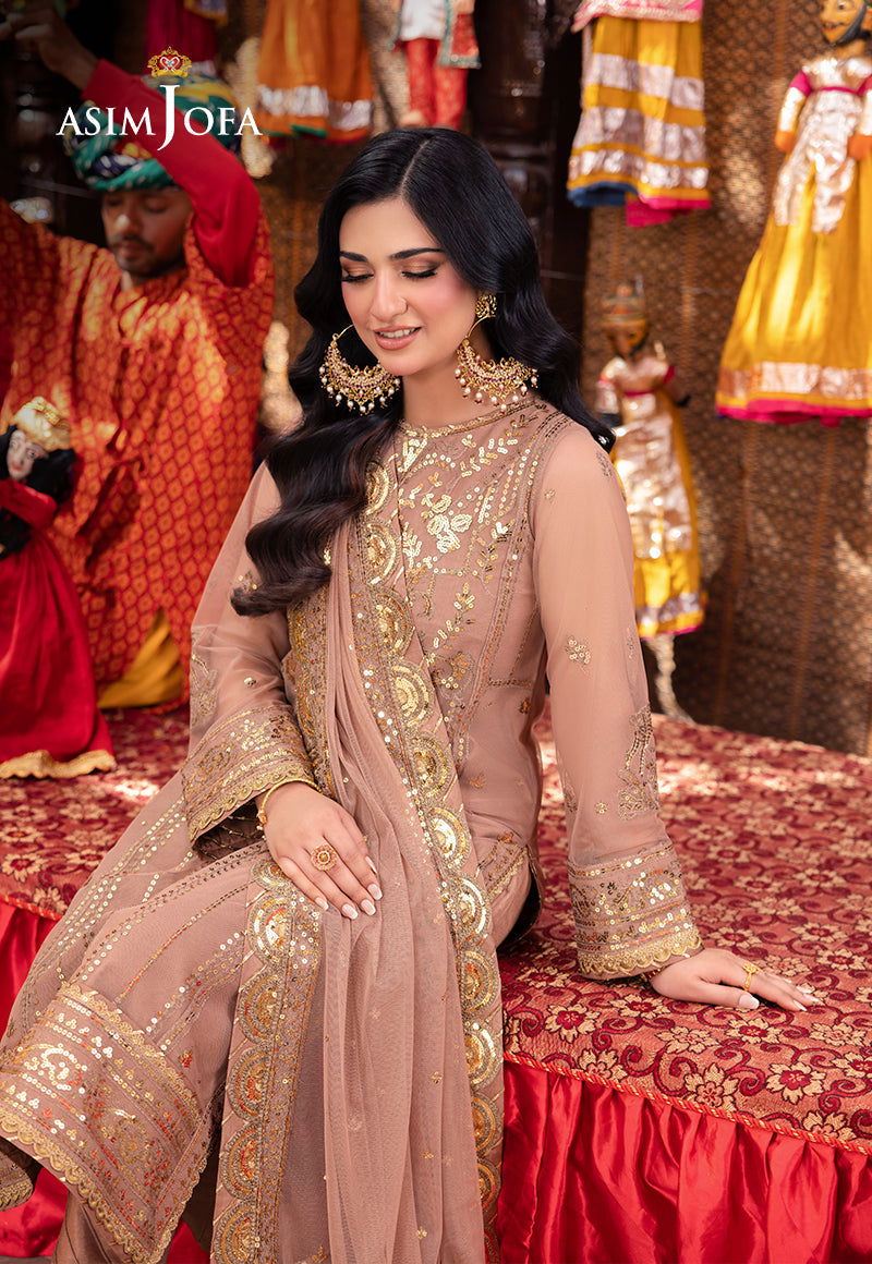 Asim Jofa Pyaar Diyan Gallan Unstitched 3pcs - Jotey