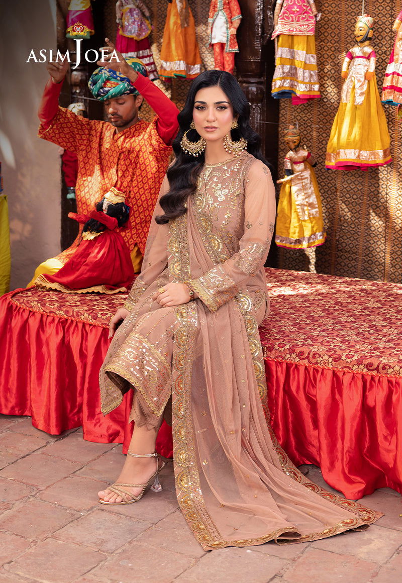 Asim Jofa Pyaar Diyan Gallan Unstitched 3pcs - Jotey
