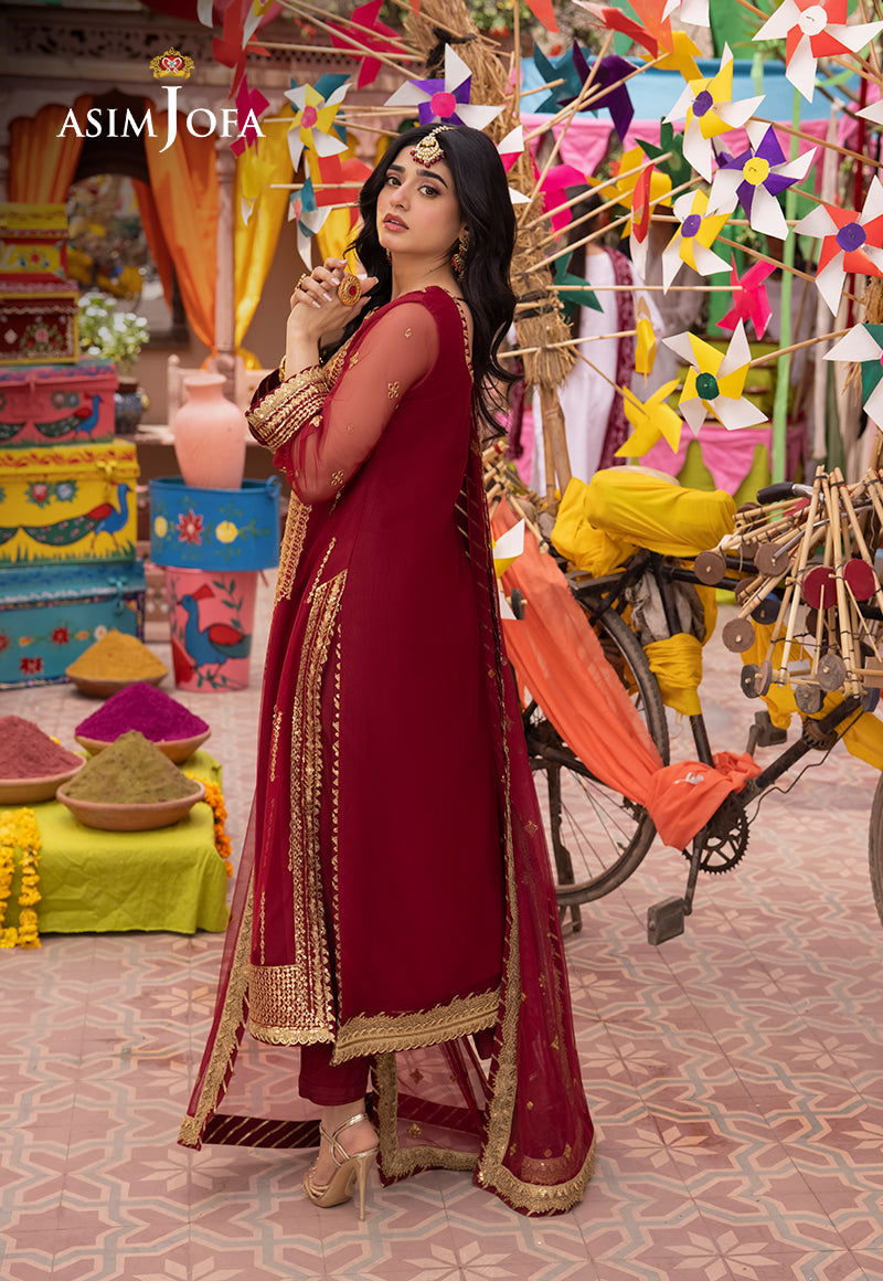 Asim Jofa Pyaar Diyan Gallan Unstitched 3pcs - Jotey