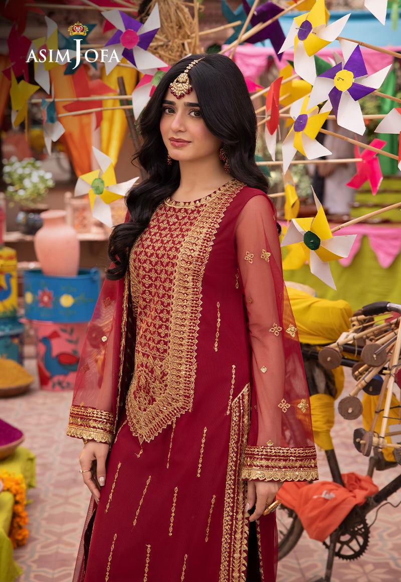 Asim Jofa Pyaar Diyan Gallan Unstitched 3pcs - Jotey