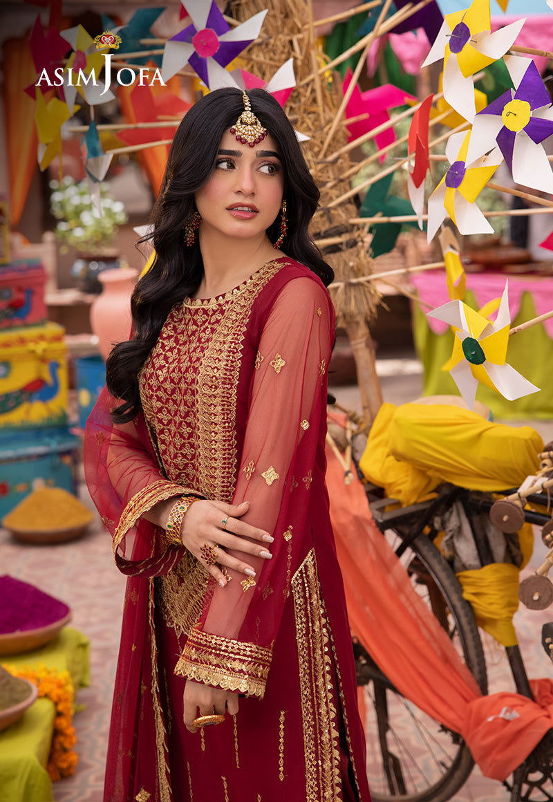 Asim Jofa Pyaar Diyan Gallan Unstitched 3pcs - Jotey
