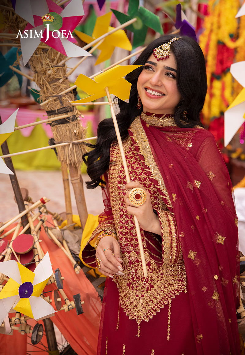 Asim Jofa Pyaar Diyan Gallan Unstitched 3pcs - Jotey