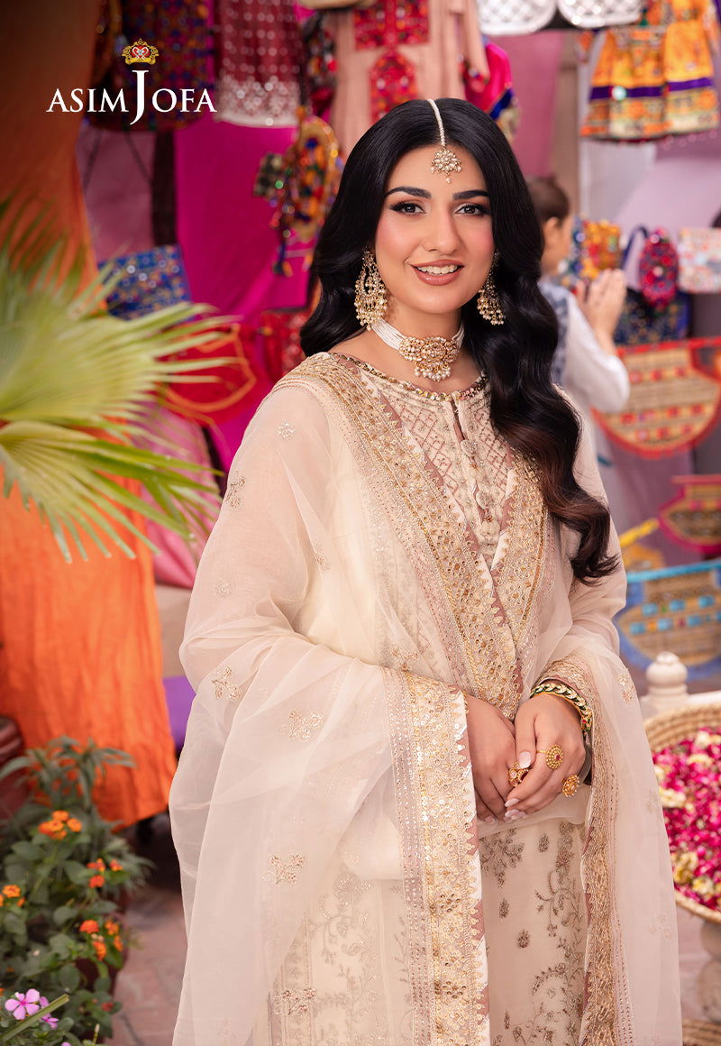 Asim Jofa Pyaar Diyan Gallan Unstitched 3pcs - Jotey