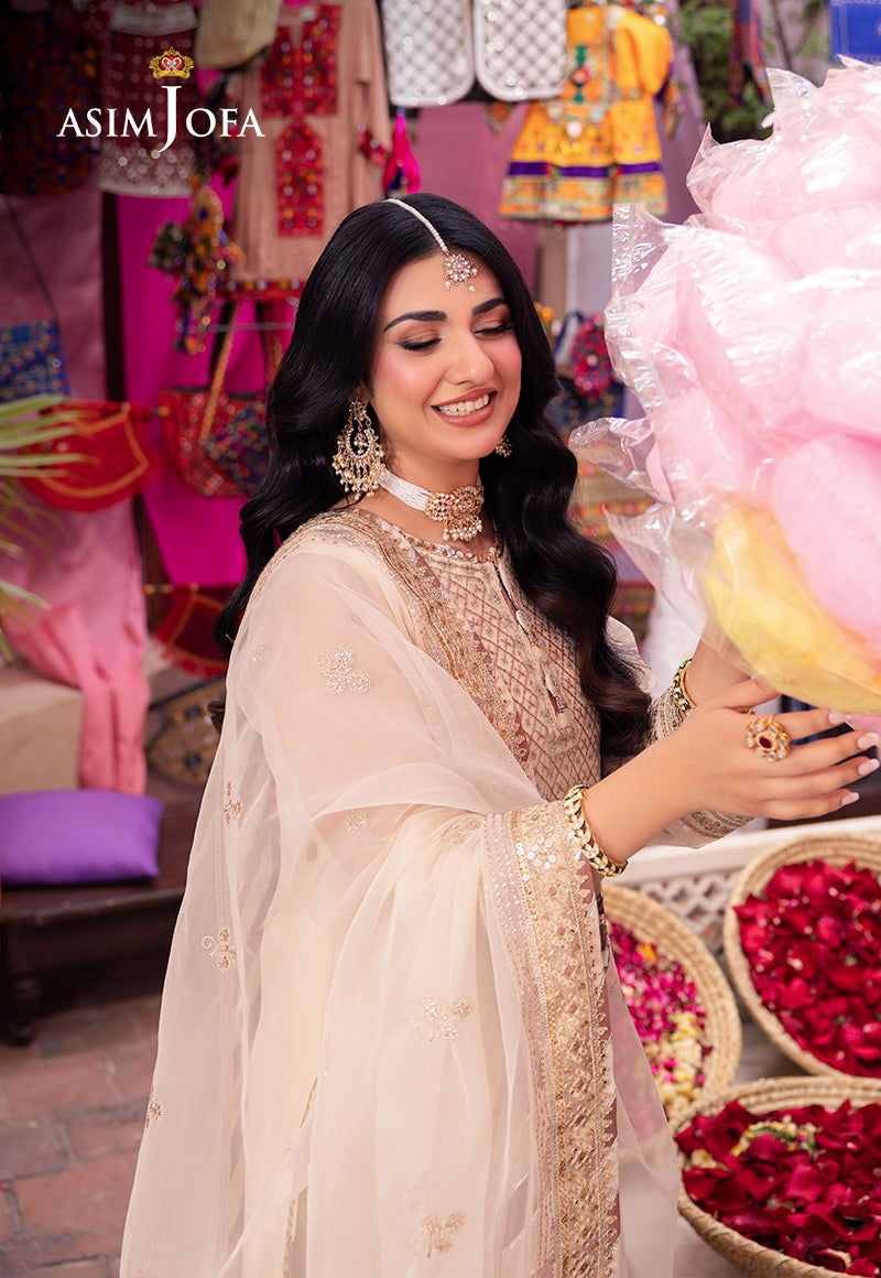 Asim Jofa Pyaar Diyan Gallan Unstitched 3pcs - Jotey