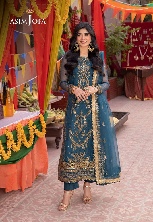 Asim Jofa Pyaar Diyan Gallan Unstitched 3pcs - Jotey