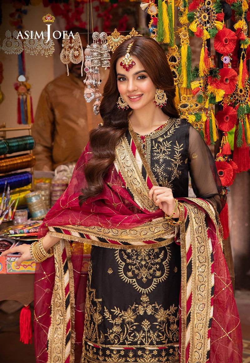 Asim Jofa Pyaar Diyan Gallan Unstitched 3pcs - Jotey