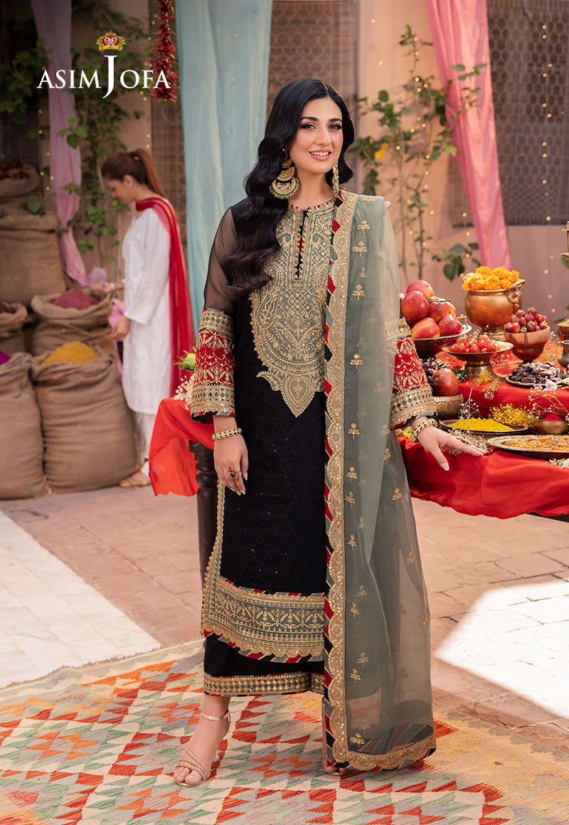 Asim Jofa Pyaar Diyan Gallan Unstitched 3pcs - Jotey