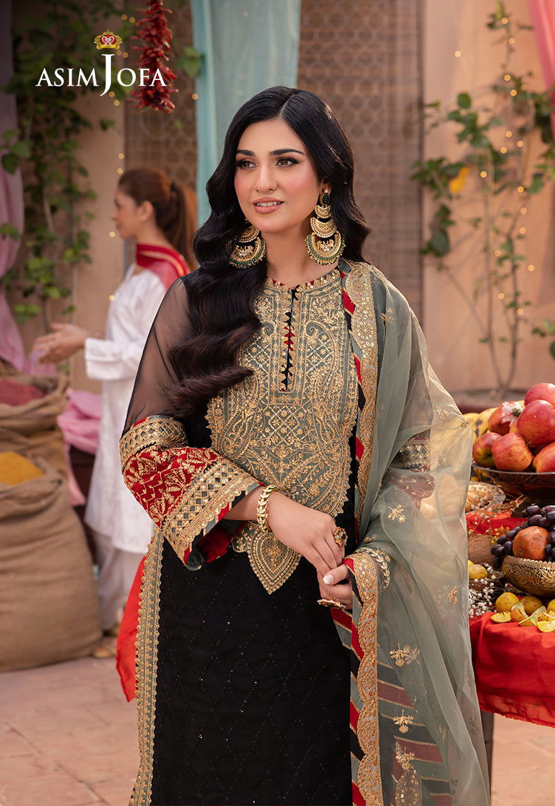 Asim Jofa Pyaar Diyan Gallan Unstitched 3pcs - Jotey