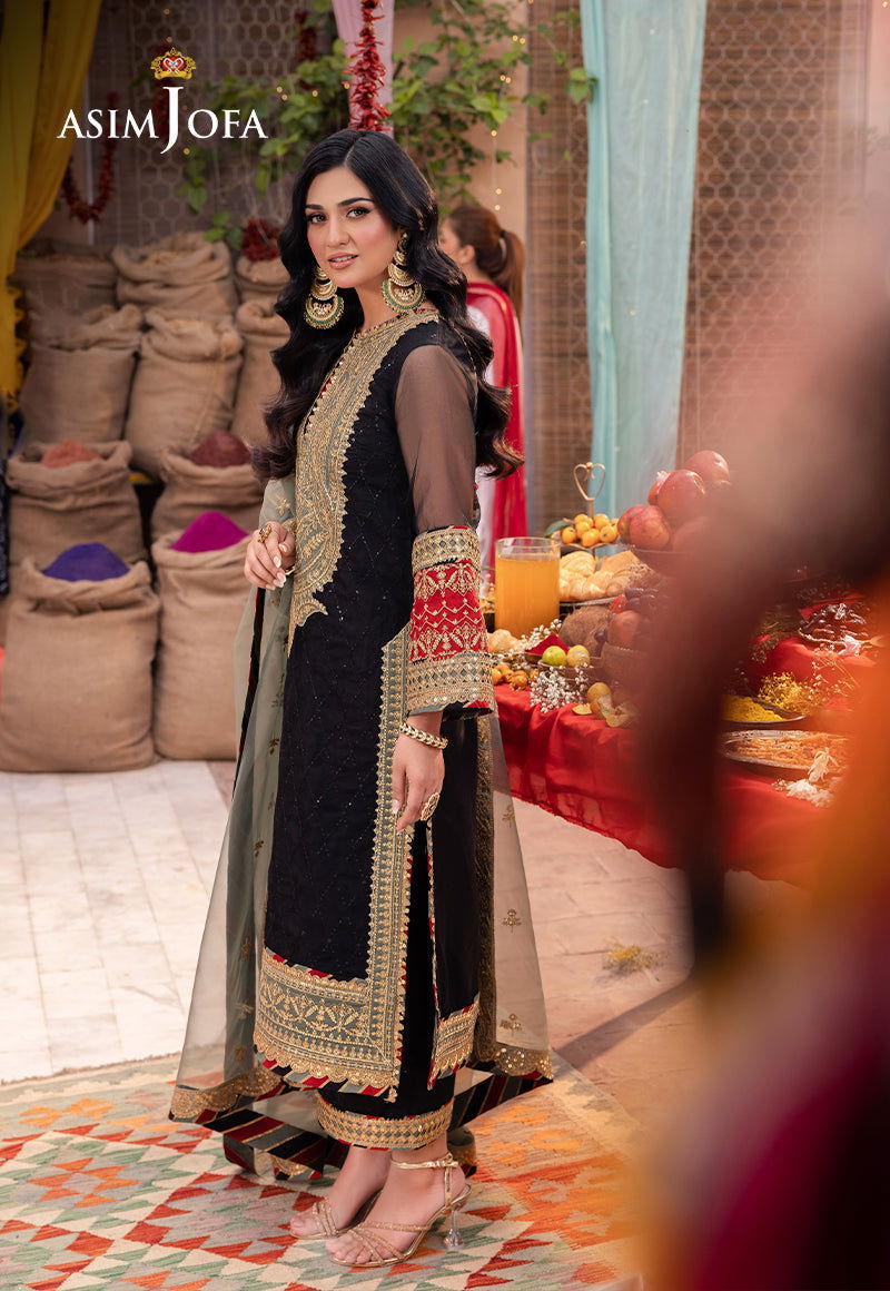 Asim Jofa Pyaar Diyan Gallan Unstitched 3pcs - Jotey
