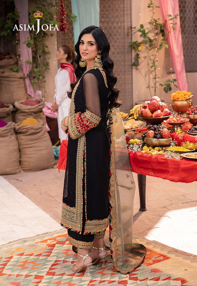 Asim Jofa Pyaar Diyan Gallan Unstitched 3pcs - Jotey
