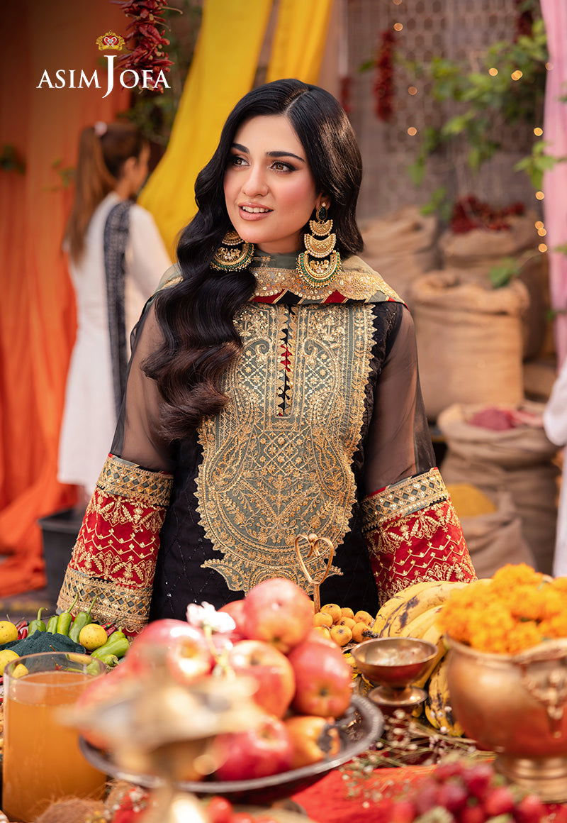 Asim Jofa Pyaar Diyan Gallan Unstitched 3pcs - Jotey